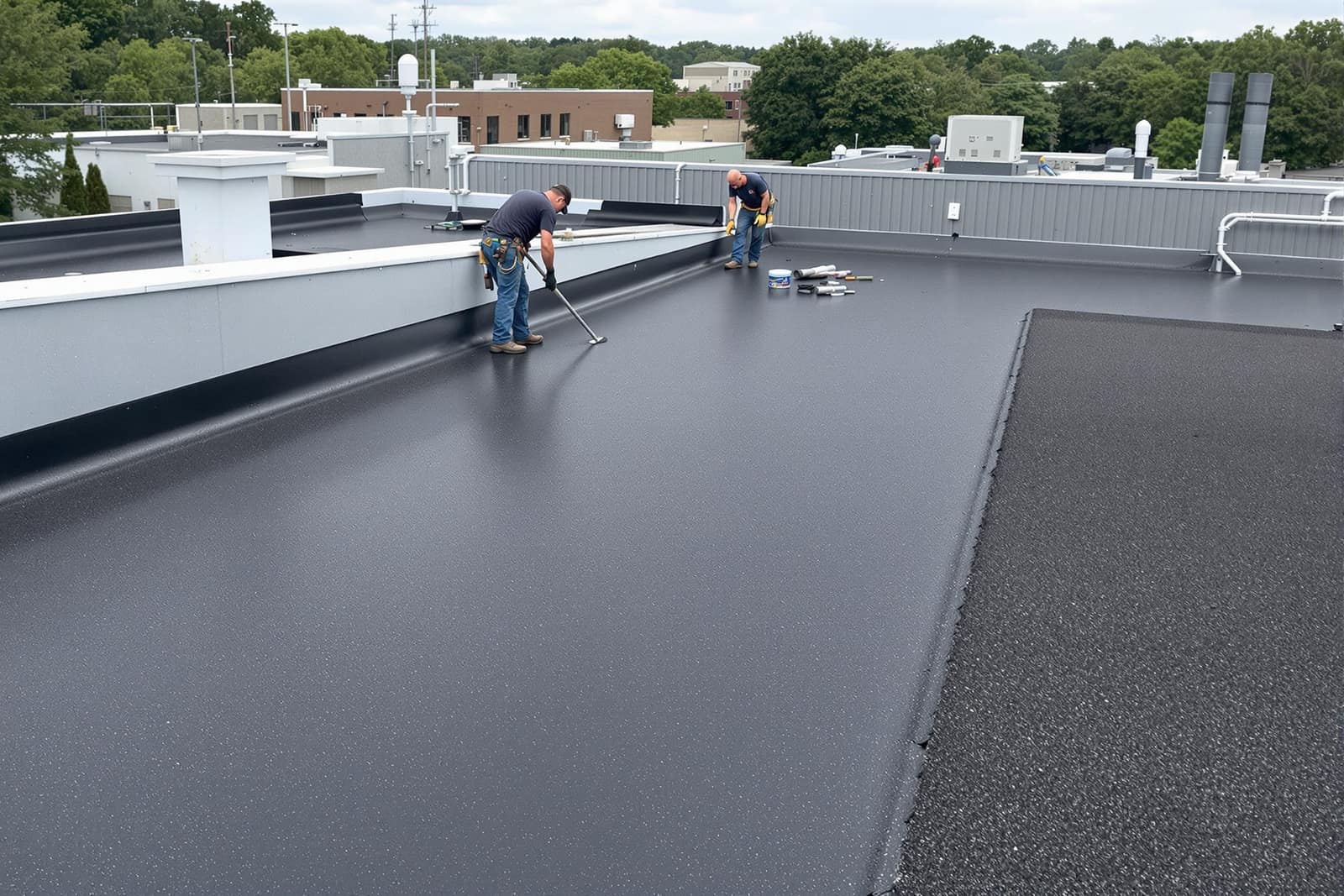 Black Epdm — commercial roofing