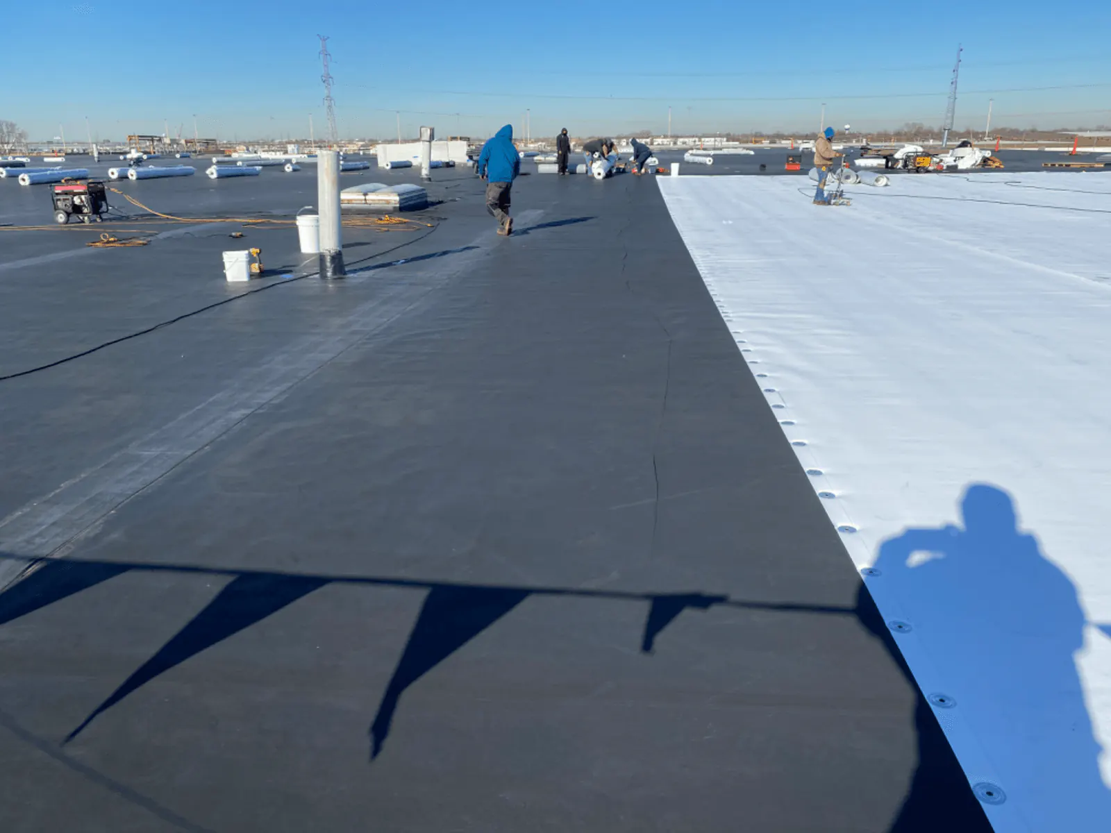 Fleeceback Tpo — commercial roofing