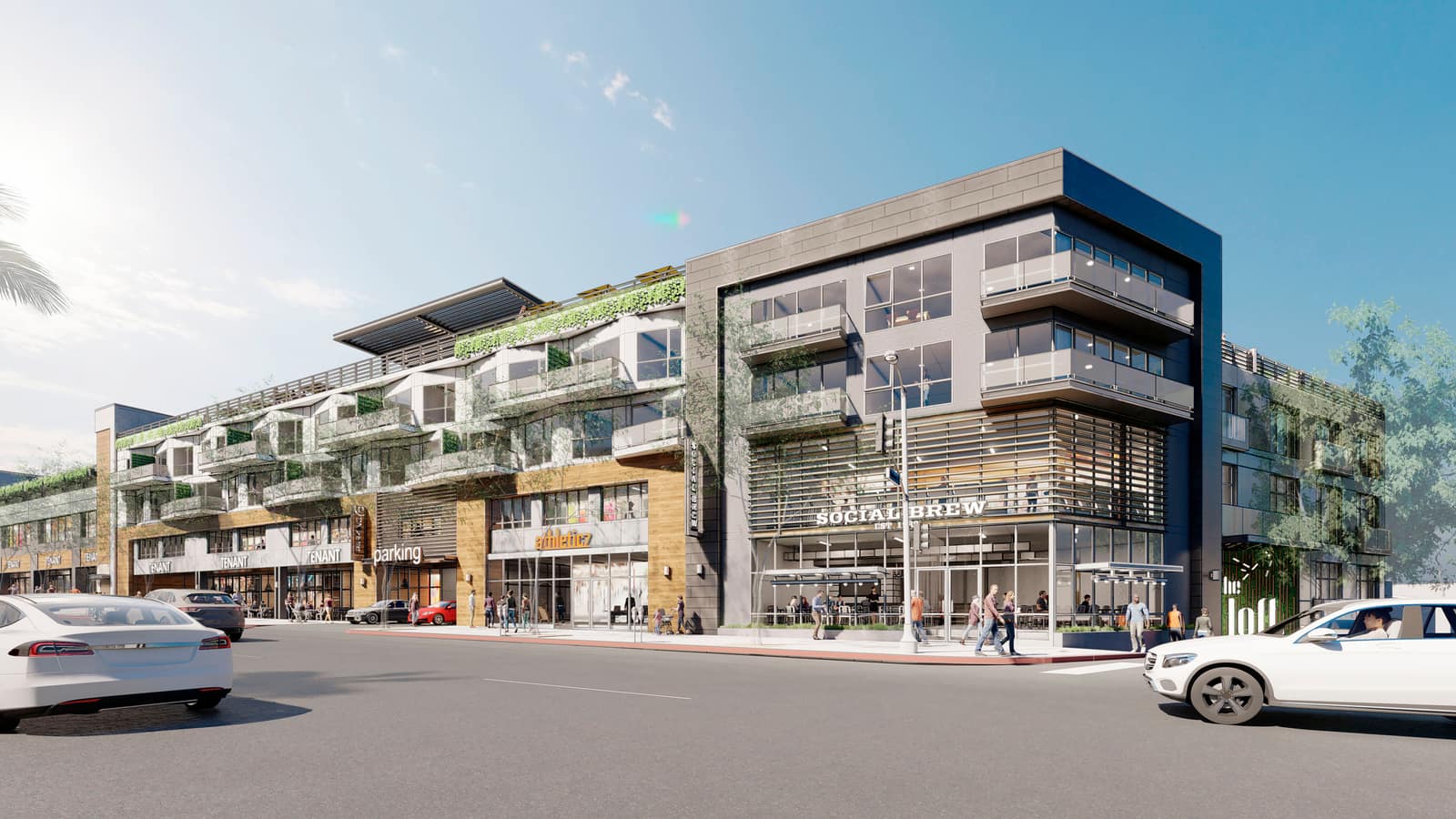 Mixed Use Development Roofing — commercial roofing